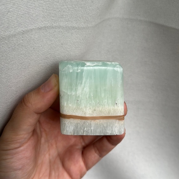 Caribbean Calcite Freeform Crystal #2 - Picture 2 of 6